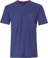 Blauw pyjama shirt heren