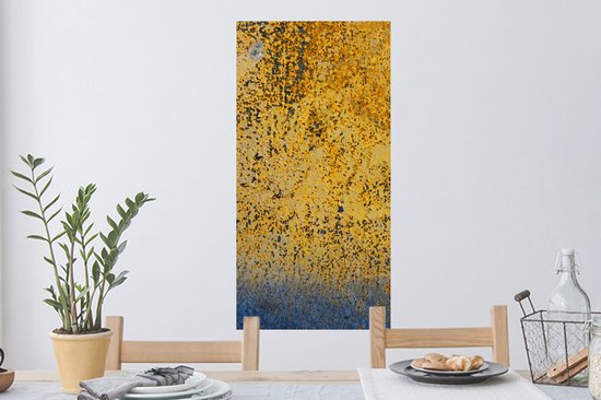 Stickers muraux - Film autocollant - Rouille - Or - Acier - 40x80 cm - Film adhésif - Stickers muraux Chambre d'enfant - Papier peint autocollant