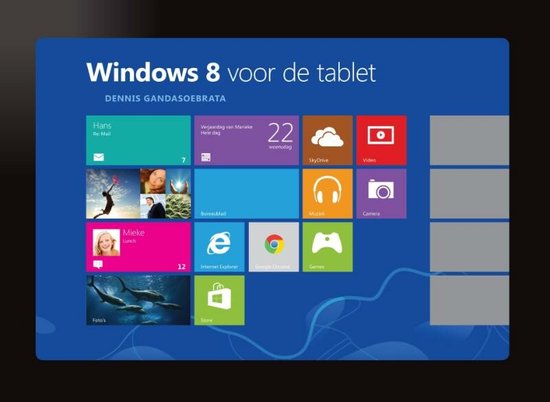 Cover van het boek 'Windows 8 - voor de tablet' van Dennis Gandasoebrata