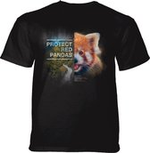 T-shirt Protect Red Panda Black S