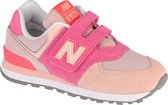 New Balance PV574WM1, voor meisje, Roze, Sneakers,Sportschoenen, maat: 30,5