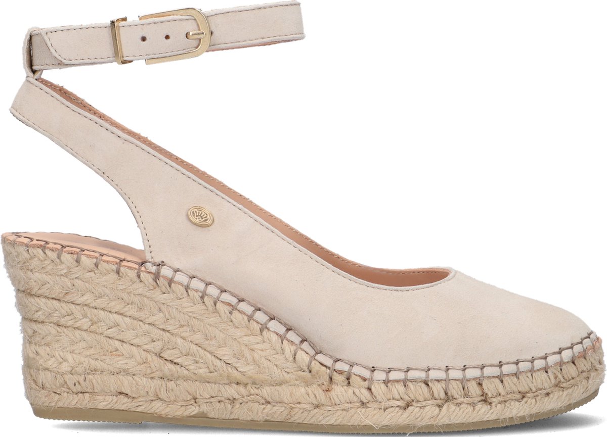 Fred De La Bretoniere Espadrille Sleehak Grijs Maat 38 bol