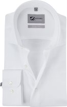 Suitable - Prestige Overhemd Albini Wit - 40 - Heren - Slim-fit