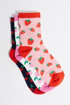 WE Fashion Meisjes sokken, 3-pack - Maat 31-34