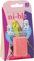 Esve Ni-Ble Mineralenblok Grasparkiet Roze small