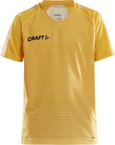 Craft Pro Control Stripe Jersey Jr 1906700 - Sweden Yellow/Flumino - 122/128