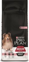 Pro Plan Adult Medium Sensitive Skin Honden Droogvoer - Zalm - 14 kg