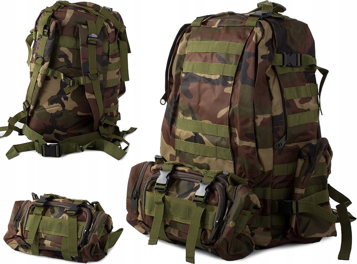 Dictatuur Verlaten Grillig Stevige Tactical Backpack Militaire Rugzak - Wandelrugzak - Military  Outdoor... | bol.com