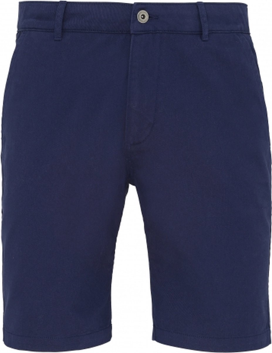 Blauwe katoenen korte broek voor heren 38 (XL)