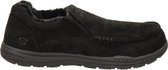 Skechers Relaxed Fit heren pantoffel - Zwart - Maat 46