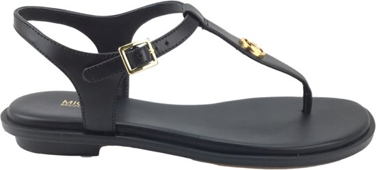 Michael Kors Mallory Thong Dames Sandalen - Zwart - Maat 36 | bol.com