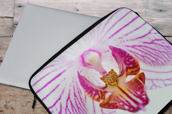 Housse pour ordinateur portable 17 pouces - Détail orchidée - Housse pour ordinateur portable