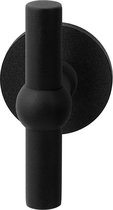 GPF8240.00 Hipi kruiskruk op ronde rozet Zwart, 50x8mm