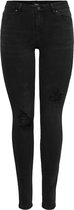 Only Jeans Onlwauw Life Mid Sk  Dest Bj109 15230457 Black Dames Maat - W32 X L34