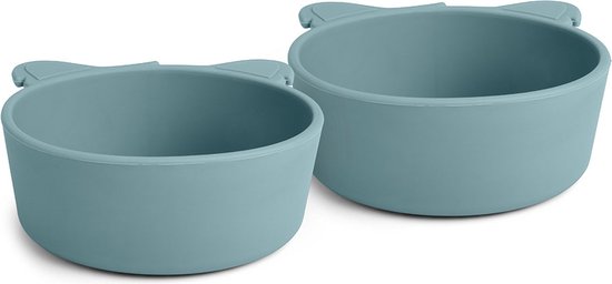 Bols en Siliconen Alex Koala antidérapant 2 pièces - plomb