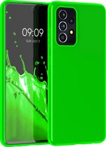 kwmobile telefoonhoesje voor Samsung Galaxy A52 / A52 5G / A52s 5G - Hoesje voor smartphone - Back cover in neon groen