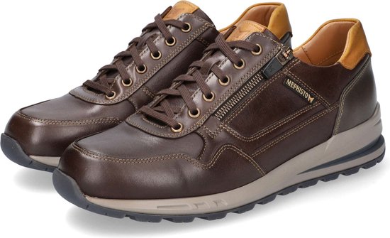 Mephisto Bradley - heren sneaker - bruin - maat 38.5 (EU) 5.5 (UK)