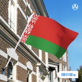 Vlag Wit Rusland - Officieel 100x150cm - Spunpoly