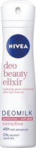 NIVEA Deo Beauty Elixir Deomilk Sensitive Vrouwen Spuitbus deodorant 150 ml 1 stuk(s)