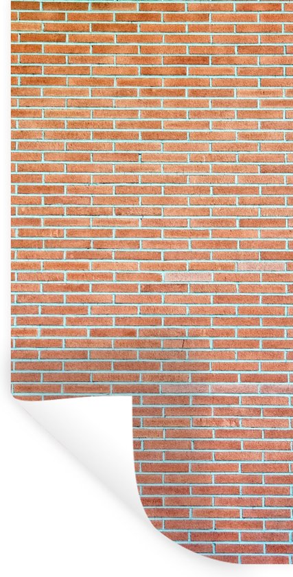 Foto: Muurstickers sticker folie baksteen bruin muur 80x160 cm plakfolie muurstickers kinderkamer zelfklevend behang zelfklevend behangpapier stickerfolie