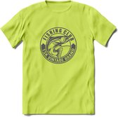 Fishing - Vissen T-Shirt | Grappig Verjaardag Vis Hobby Cadeau Shirt | Dames - Heren - Unisex | Tshirt Hengelsport Kleding Kado - Groen - 3XL