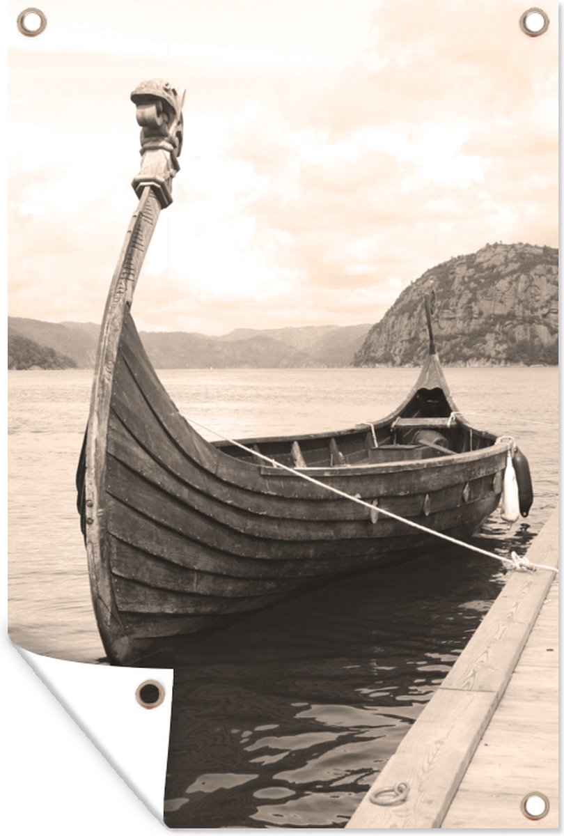 Décoration murale, motif bateau viking 1