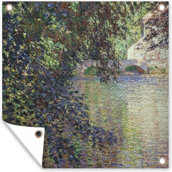 Posters de jardin Moulin à eau à Limetz - Peinture de Claude Monet - 50x50 cm - Toile jardin