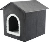 Trixie hondenmand / kattenmand huis livia grijs / wit 38x41x44 cm