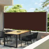 vidaXL Tuinscherm uittrekbaar 600x170 cm bruin