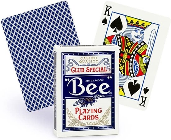 Afbeelding van het spel Bee Club Special Blauw Speelkaarten Kaartspel Pokerkaarten