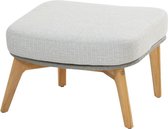 4-Seasons Sempre Footstool - Teak/Silver Grey