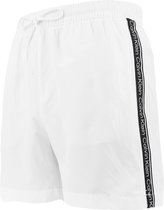 Calvin Klein tape ck logo sides zwemshort wit - S