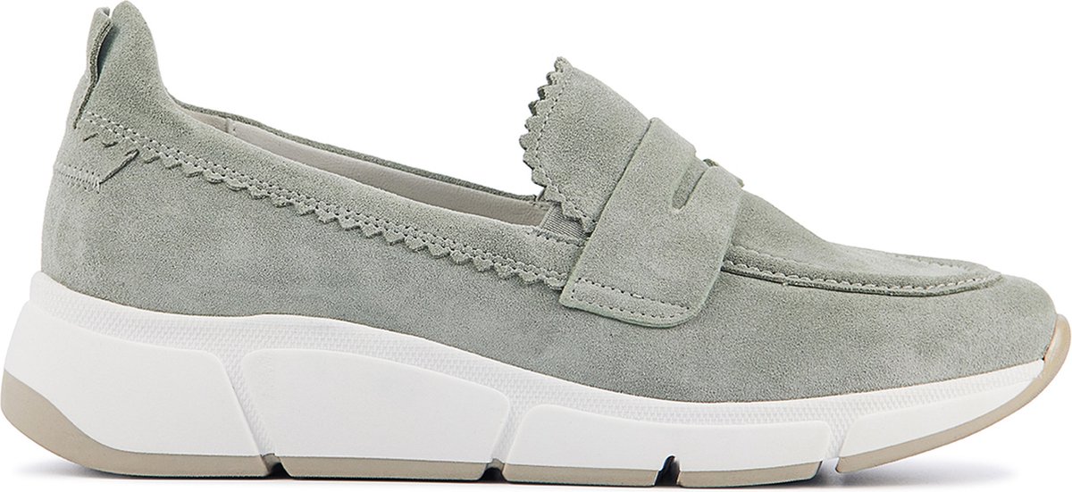 Gabor Instappers groen Suede - Dames - Maat 38.5 | bol.com