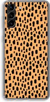 CaseCompany® - Galaxy S21 Plus hoesje - Panter - Soft Case / Cover - Bescherming aan alle Kanten - Zijkanten Transparant - Bescherming Over de Schermrand - Back Cover