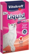 Vitakraft Cat Liquid Rund - Kattensnack - 6 st