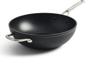 KitchenAid Hard geanodiseerd aluminium wok ø30cm - zwart - inductie - anti-aanbak