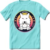 Saitama T-Shirt | Wolfpack Crypto ethereum Heren / Dames | bitcoin munt cadeau - Licht Blauw - S