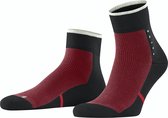 FALKE Versatile Korte Sokken sneakersokken admend zacht met patroon strepen dun kwartlengte zomer  Katoen Zwart Heren sokken - Maat 42-43
