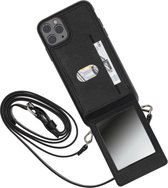 Hama Cross-body-cover Mirror Voor Apple IPhone 12/12 Pro Zwart