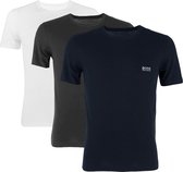 Hugo Boss cotton 3P crewneck logo O-hals shirts multi - M