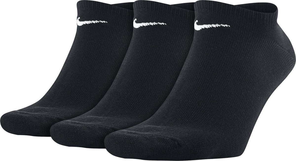 Nike Sneaker Sokken Unisex L: Zwart