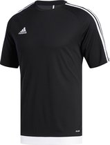 adidas Estro 15 Jersey - Voetbalshirt - Kinderen - Maat 128 - Zwart/Wit