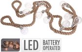 Touw met 10 Lampjes 30 LEDs 3M IP44 Batterij