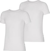 Apollo | Heren T-shirt van biologisch katoen | Wit | Maat M | 2-Pak | Ronde Hals | Ondershirt heren | Biologisch | Duurzaam