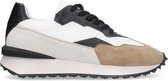 Sacha - Heren - Bruine leren sneakers - Maat 42