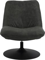 Lanterfant® Loungestoel Saar - Draaifauteuil - Antraciet