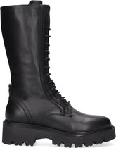 Notre-V 03-17 Veterboots - Laarzen Met Veters - Dames - Zwart - Maat 37