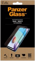 PanzerGlass Case Friendly Screenprotector voor de Xiaomi Redmi Note 10 (5G) / Redmi 10 - Zwart