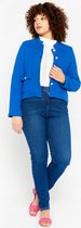 LOLALIZA Tweed blazer - Blauw - Maat 46