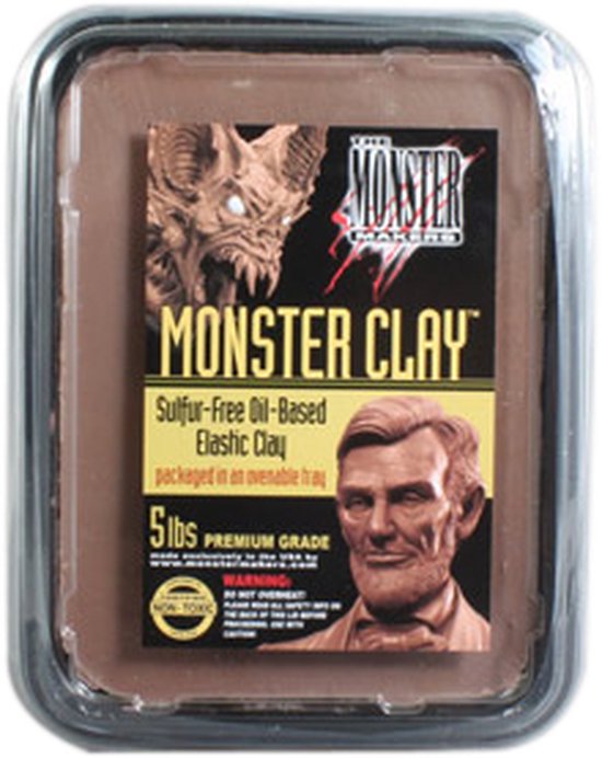 Monsterclay (Monster Makers Clay) - Medium - Brown